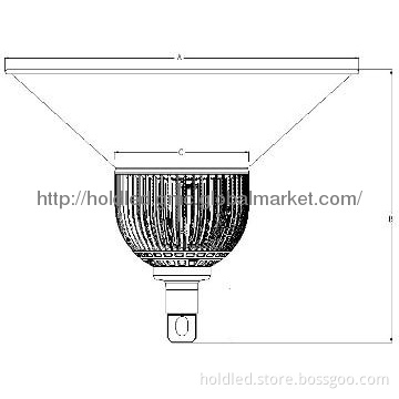 100w led high bay light